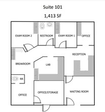 541 W Main St, Lewisville, TX à louer Plan d’étage– Image 1 sur 1