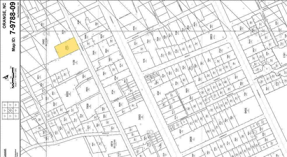 308 W Rosemary St, Chapel Hill, NC à vendre - Plan cadastral – Image 2 sur 45