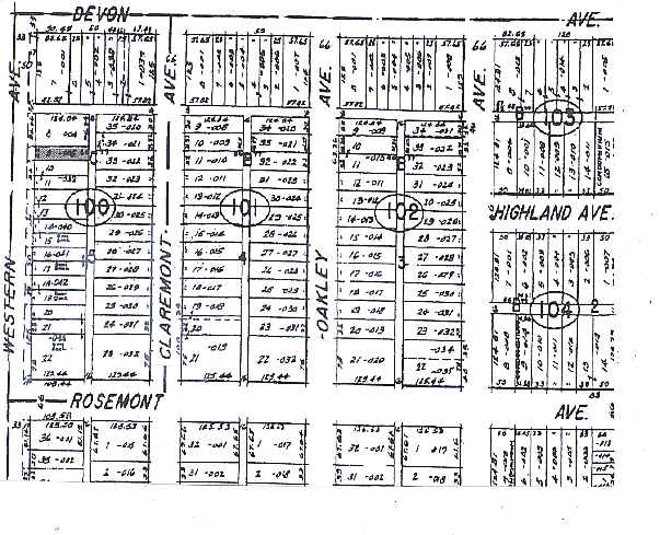 6339 N Western Ave, Chicago, IL à vendre - Plan cadastral – Image 2 sur 3