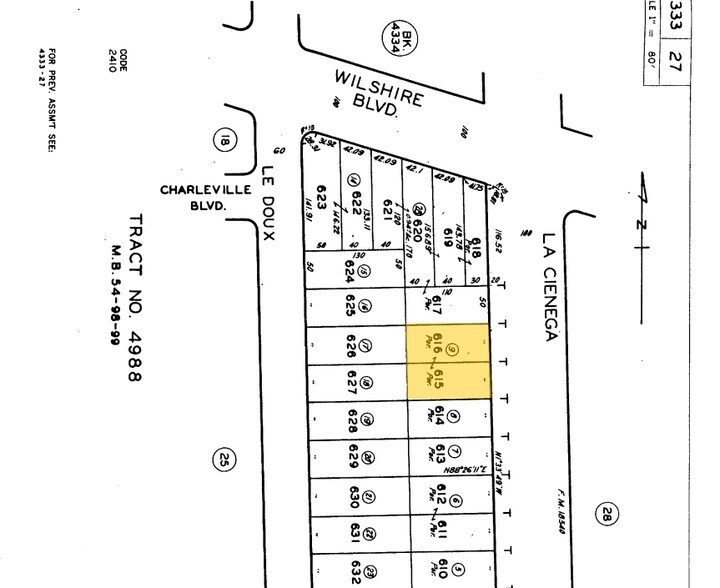 215 S La Cienega Blvd, Beverly Hills, CA à louer - Plan cadastral – Image 3 sur 8