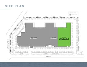 14520 Delta Ln, Huntington Beach, CA à louer Plan de site– Image 1 sur 2
