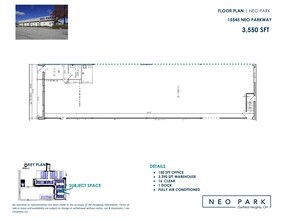 15601-15687 Neo Pky, Garfield Heights, OH à louer Plan de site– Image 1 sur 1