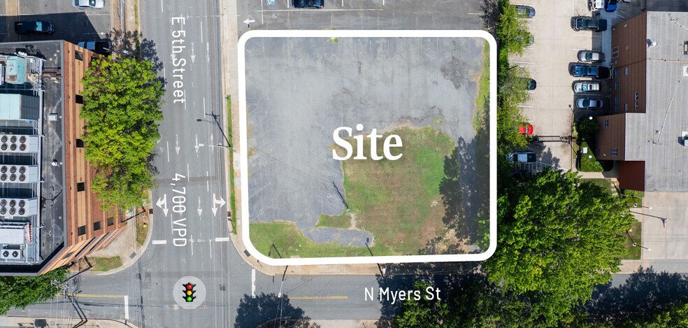 207 N Myers St, Charlotte, NC à vendre - Aérien – Image 2 sur 4