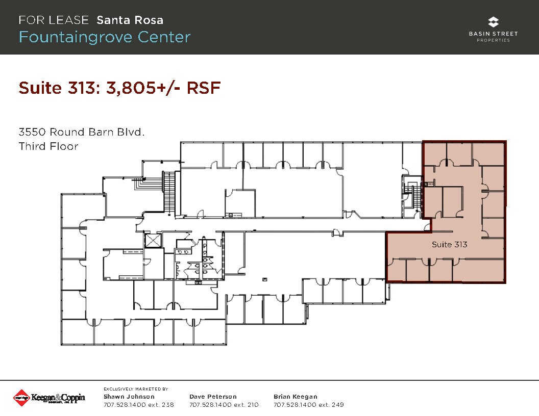 3550 Round Barn Blvd, Santa Rosa, CA à louer Plan d’étage– Image 1 sur 1