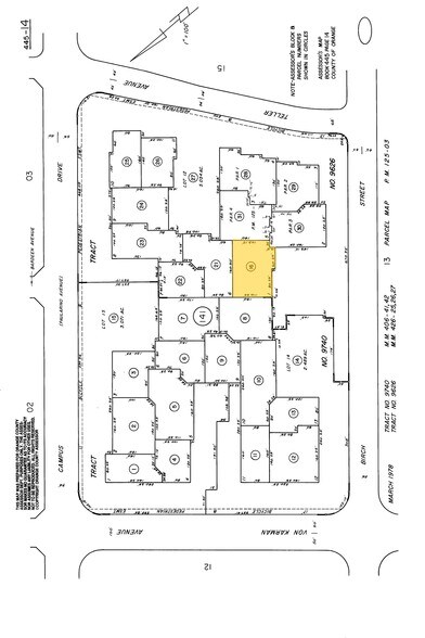 5001 Birch St, Newport Beach, CA à louer - Plan cadastral – Image 2 sur 2