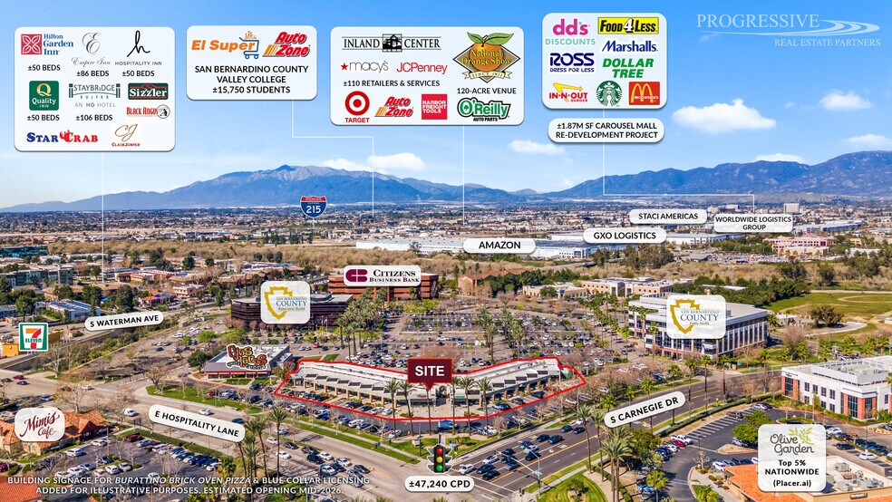 420-424 E Hospitality Ln, San Bernardino, CA à louer - Photo de l’immeuble – Image 3 sur 6