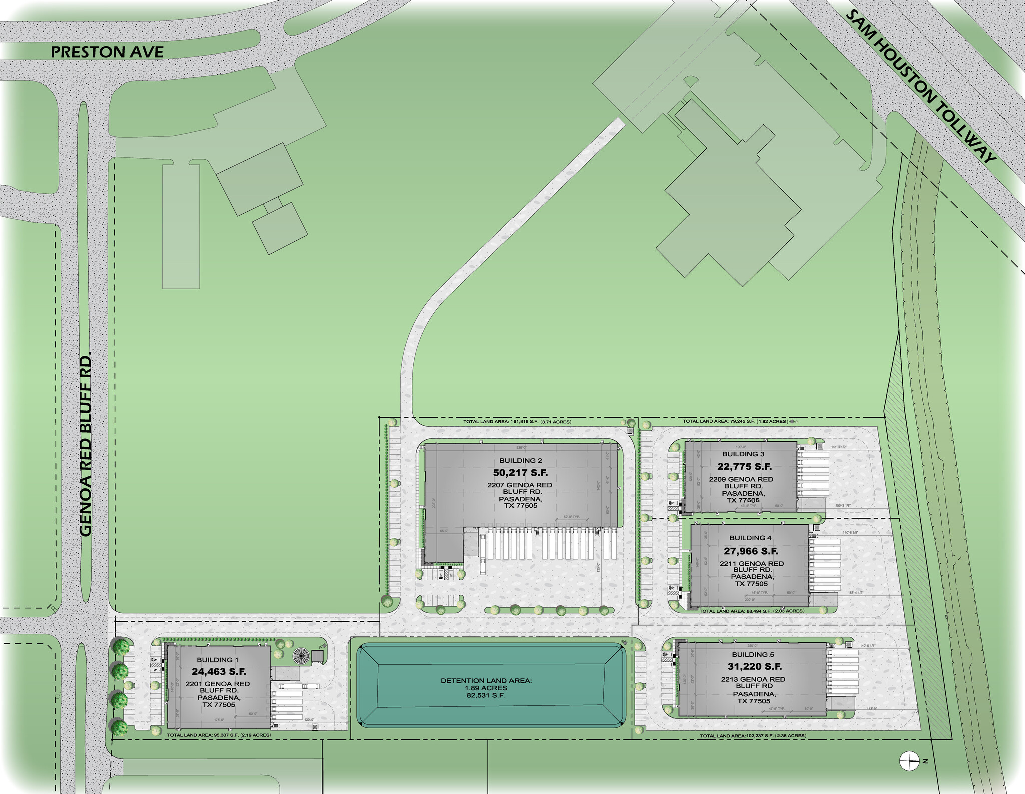 2201 Genoa Red Bluff Rd, Pasadena, TX à louer Plan de site– Image 1 sur 1