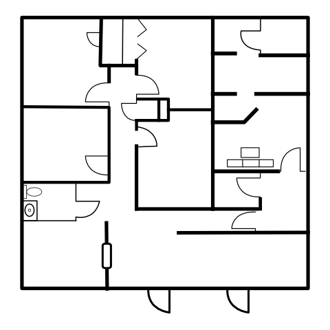 601 Omega Dr, Arlington, TX à louer Plan d’étage– Image 1 sur 3