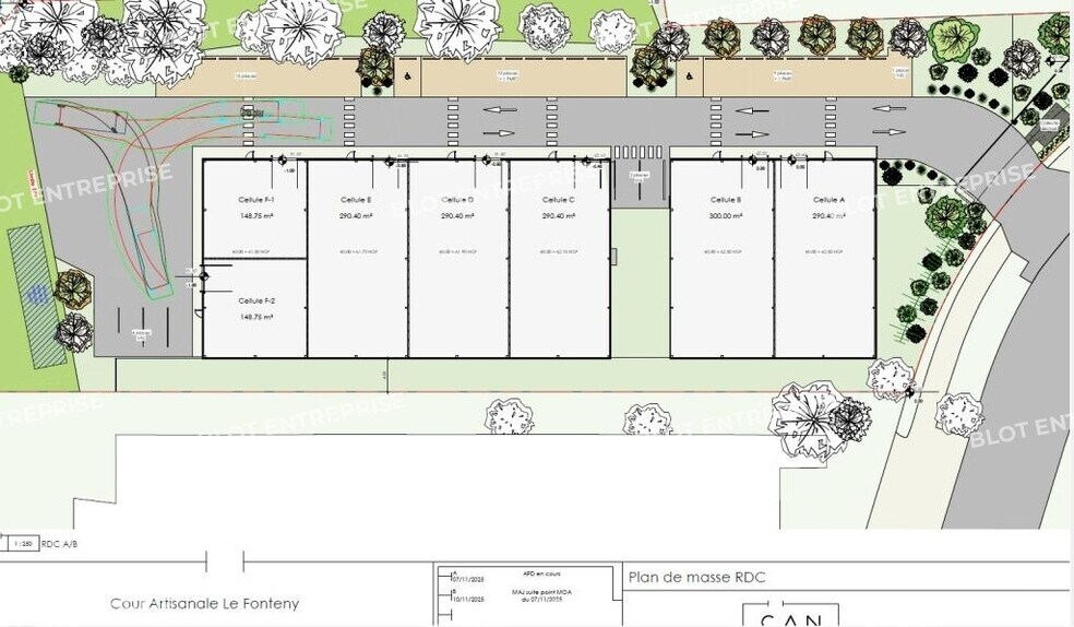 Local d'activités dans Couëron à vendre - Plan de site – Image 3 sur 3