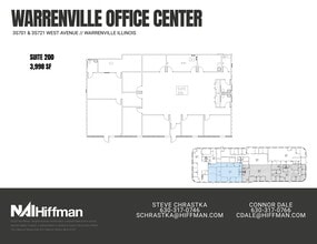 3S721 West Ave, Warrenville, IL à louer Plan d’étage– Image 1 sur 1