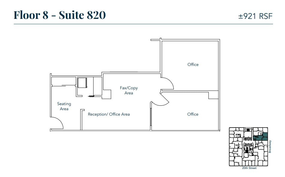 1970 Broadway, Oakland, CA à louer Plan d’étage– Image 1 sur 1
