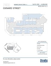 21800 Oxnard St, Woodland Hills, CA à louer Plan d’étage– Image 1 sur 1