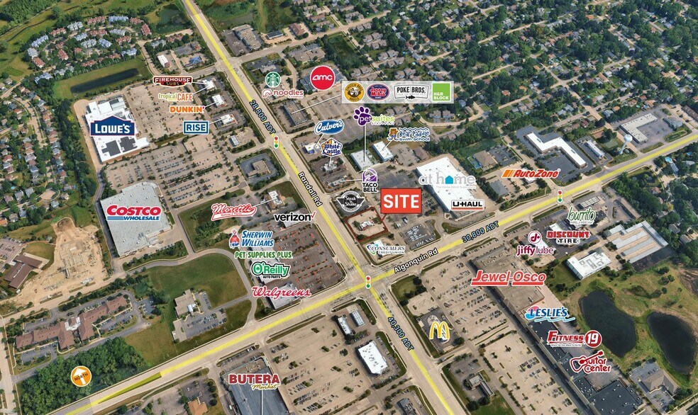191 N Randall Rd, Lake In The Hills, IL à louer - Photo de l’immeuble – Image 1 sur 3