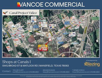 Plus de détails pour SWQ BROAD ST & MATLOCK RD, Mansfield, TX - Local commercial à louer