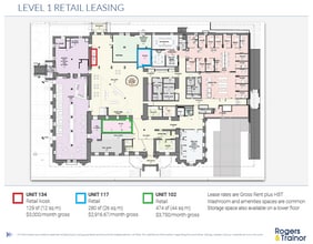 99 University Av, Kingston, ON à louer Plan d’étage– Image 1 sur 1