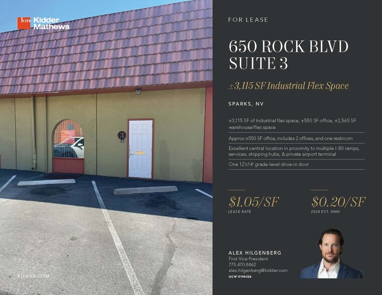 650 S Rock Blvd, Reno, NV à louer - Photo de l’immeuble – Image 1 sur 9