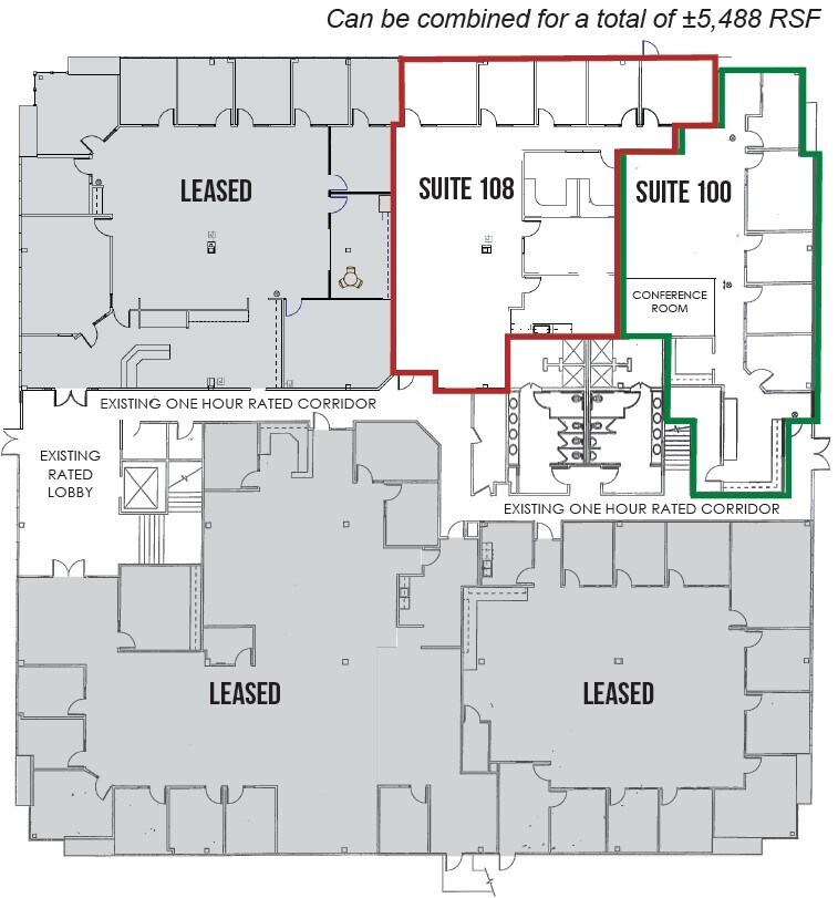10969 Trade Center Dr, Rancho Cordova, CA à louer Plan d’étage– Image 1 sur 1