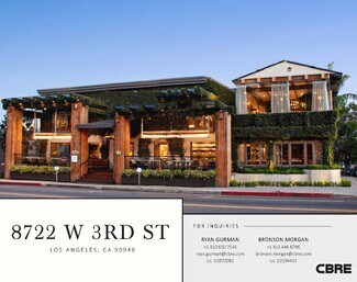 Plus de détails pour 8722 W 3rd St, Los Angeles, CA - Local commercial à louer