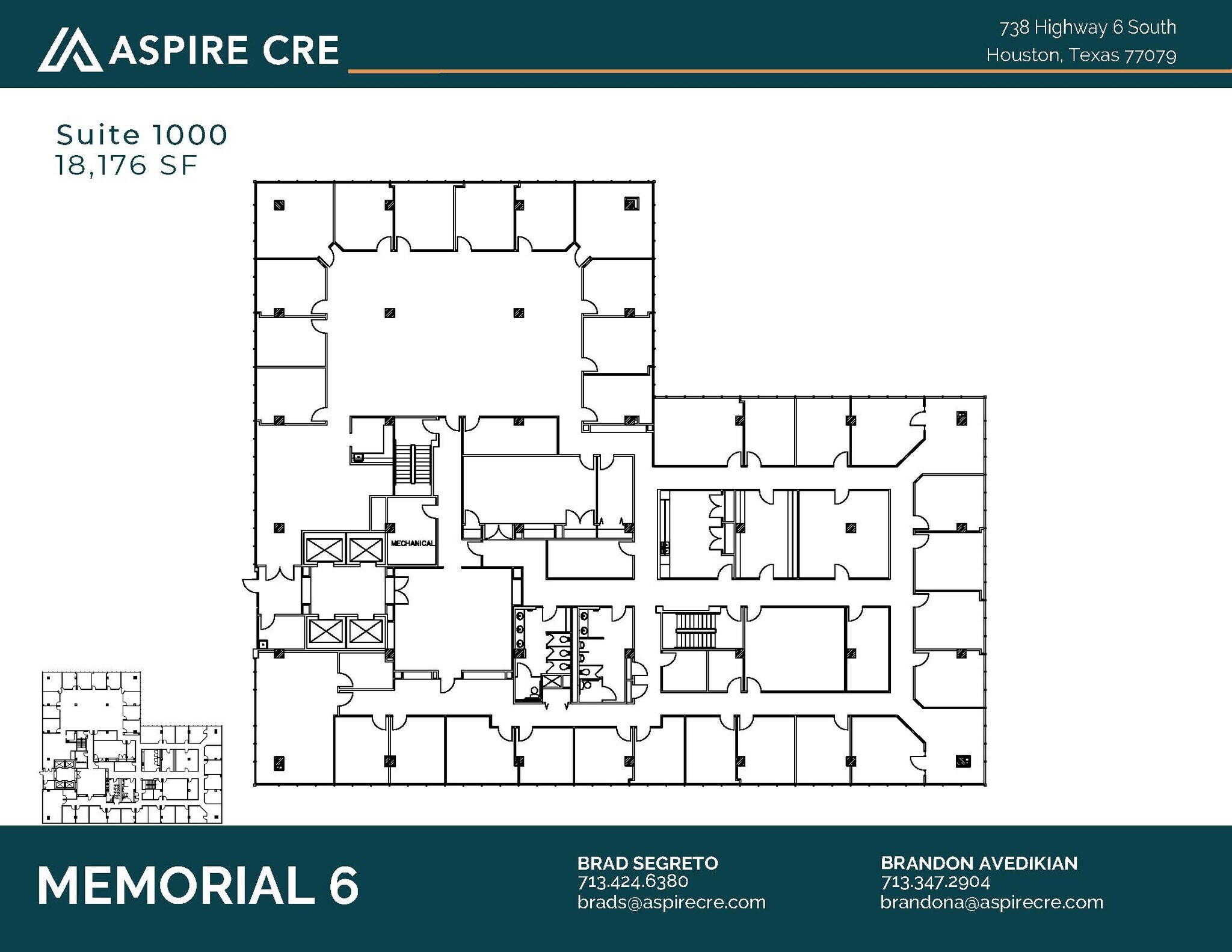 738 Highway 6 S, Houston, TX à louer Plan d’étage– Image 1 sur 1
