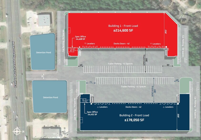 8311 FM 1960 Bypass Rd W, Humble, TX à louer - Plan de site – Image 2 sur 2