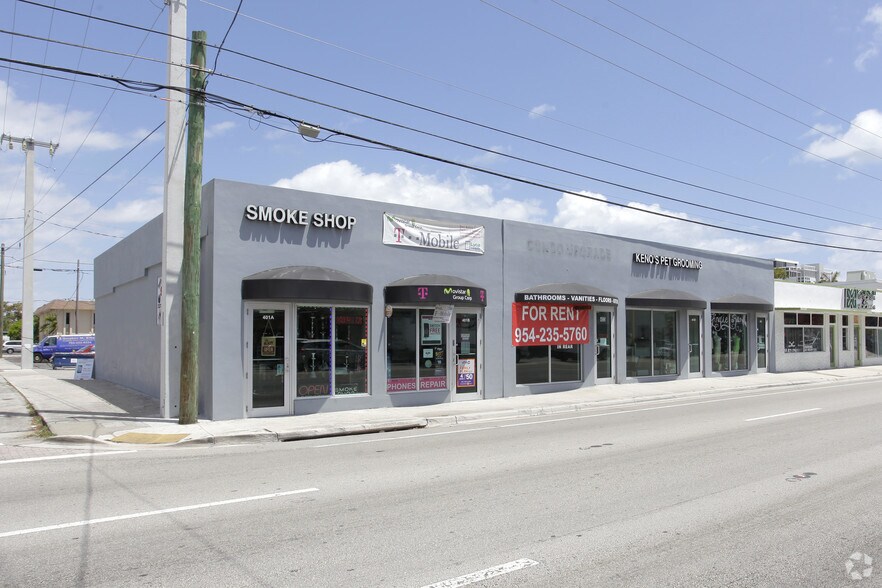 401-405 E Hallandale Beach Blvd, Hallandale Beach, FL à louer - Photo principale – Image 1 sur 10