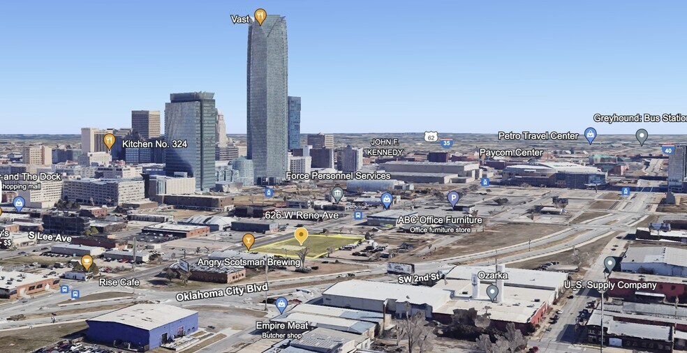 626 W Reno Ave, Oklahoma City, OK à vendre - Aérien – Image 3 sur 24