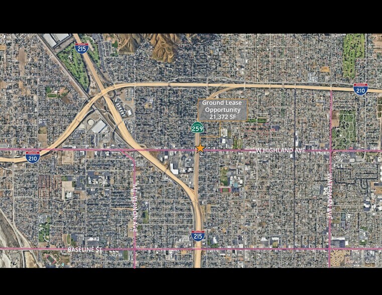850 W Highland Ave, San Bernardino, CA à louer - Photo de l’immeuble – Image 3 sur 6
