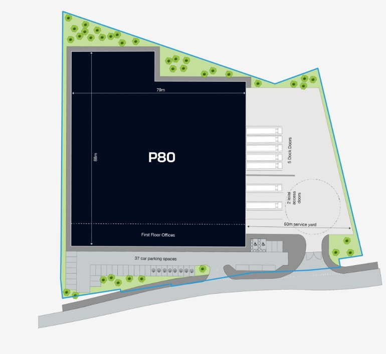 Horton Rd, Slough à louer Plan de site– Image 1 sur 3