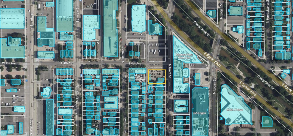 391 Grant St, Denver, CO à louer - Aérien – Image 1 sur 9