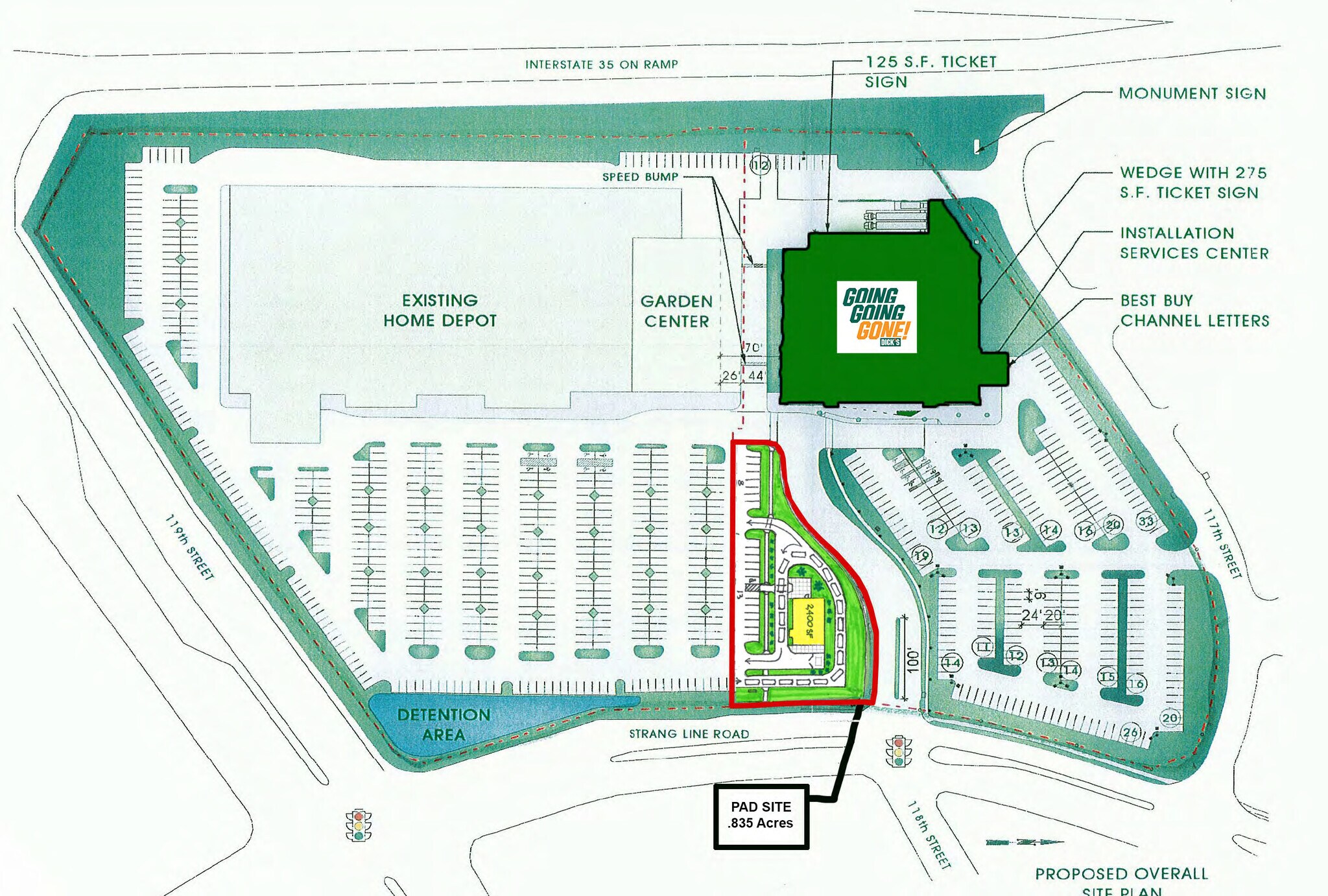 NEQ of 119th St, Olathe, KS à louer Plan de site– Image 1 sur 4