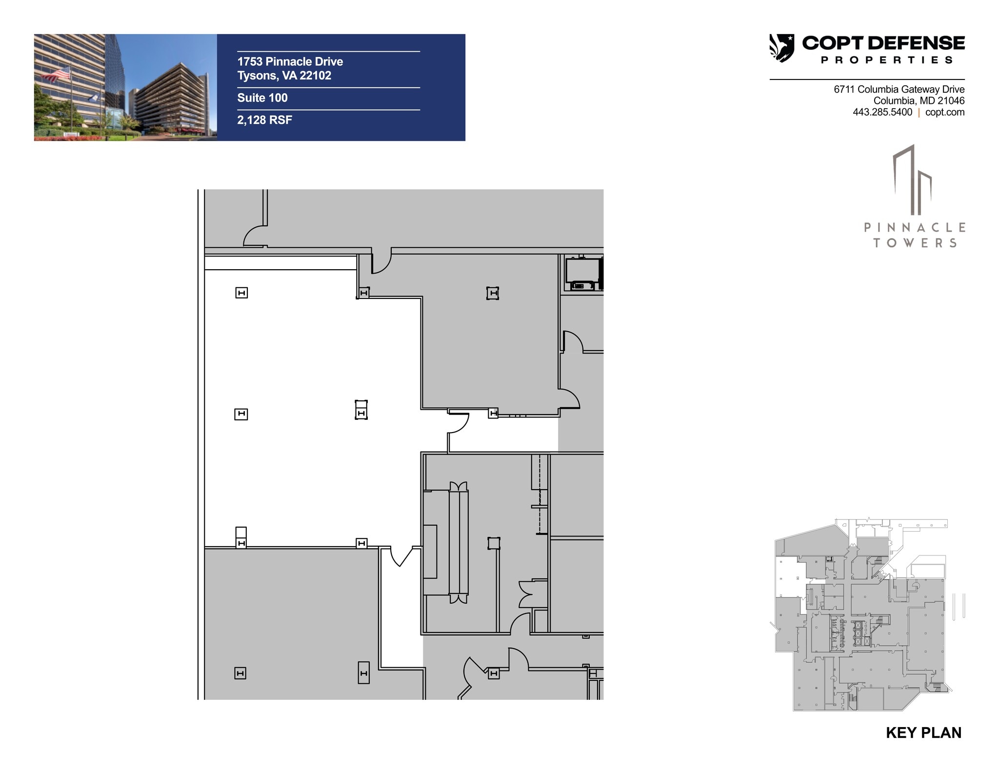 1753 Pinnacle Dr, McLean, VA à louer Plan de site– Image 1 sur 1