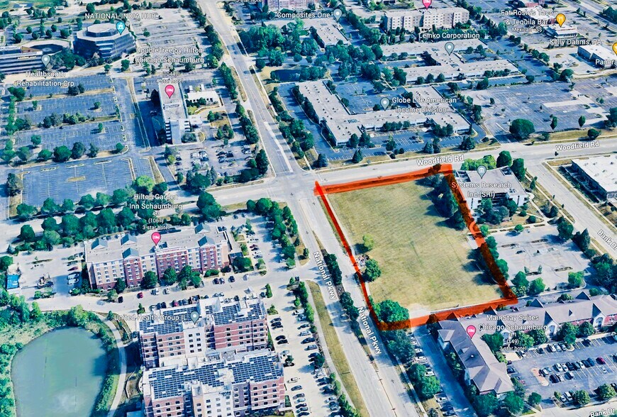 1250 Woodield Rd, Schaumburg, IL à vendre - Aérien – Image 2 sur 3