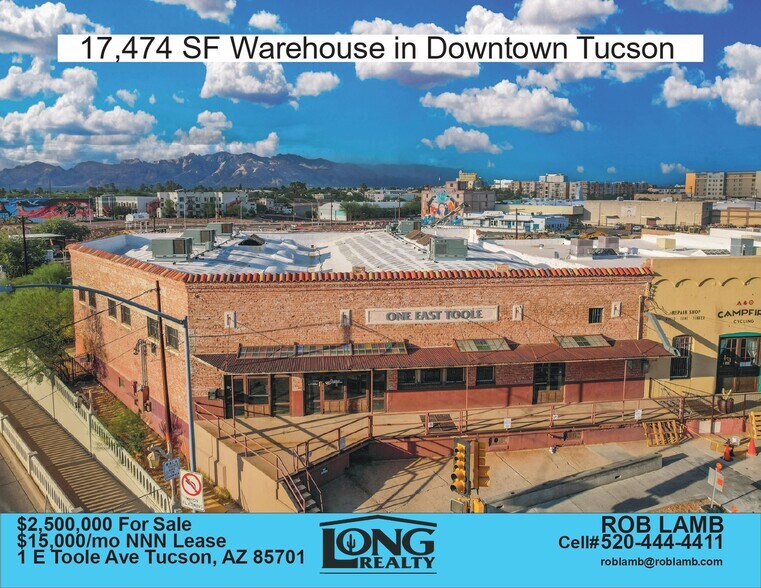 1 E Toole Ave, Tucson, AZ à louer - Photo de l’immeuble – Image 1 sur 8