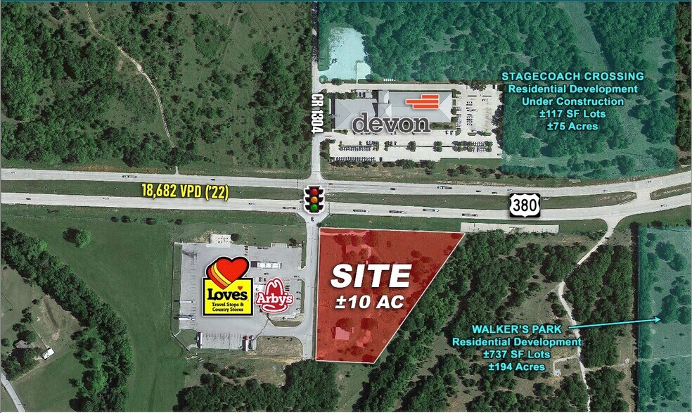 SEC of US-380 & CR-1034, Bridgeport, TX à vendre - Photo de l’immeuble – Image 2 sur 8