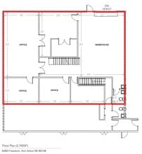 4660-4684 Freedom Dr, Ann Arbor, MI à louer Plan d’étage– Image 1 sur 6
