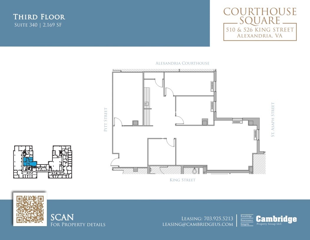 510-526 King St, Alexandria, VA à louer Plan d’étage– Image 1 sur 1