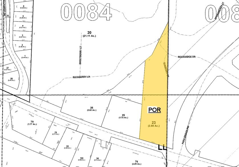 4040 Old Milton Pky, Alpharetta, GA à vendre - Plan cadastral – Image 2 sur 4