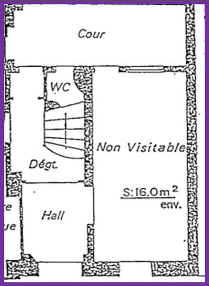 Local commercial dans Paris à vendre - Plan d’étage – Image 3 sur 3