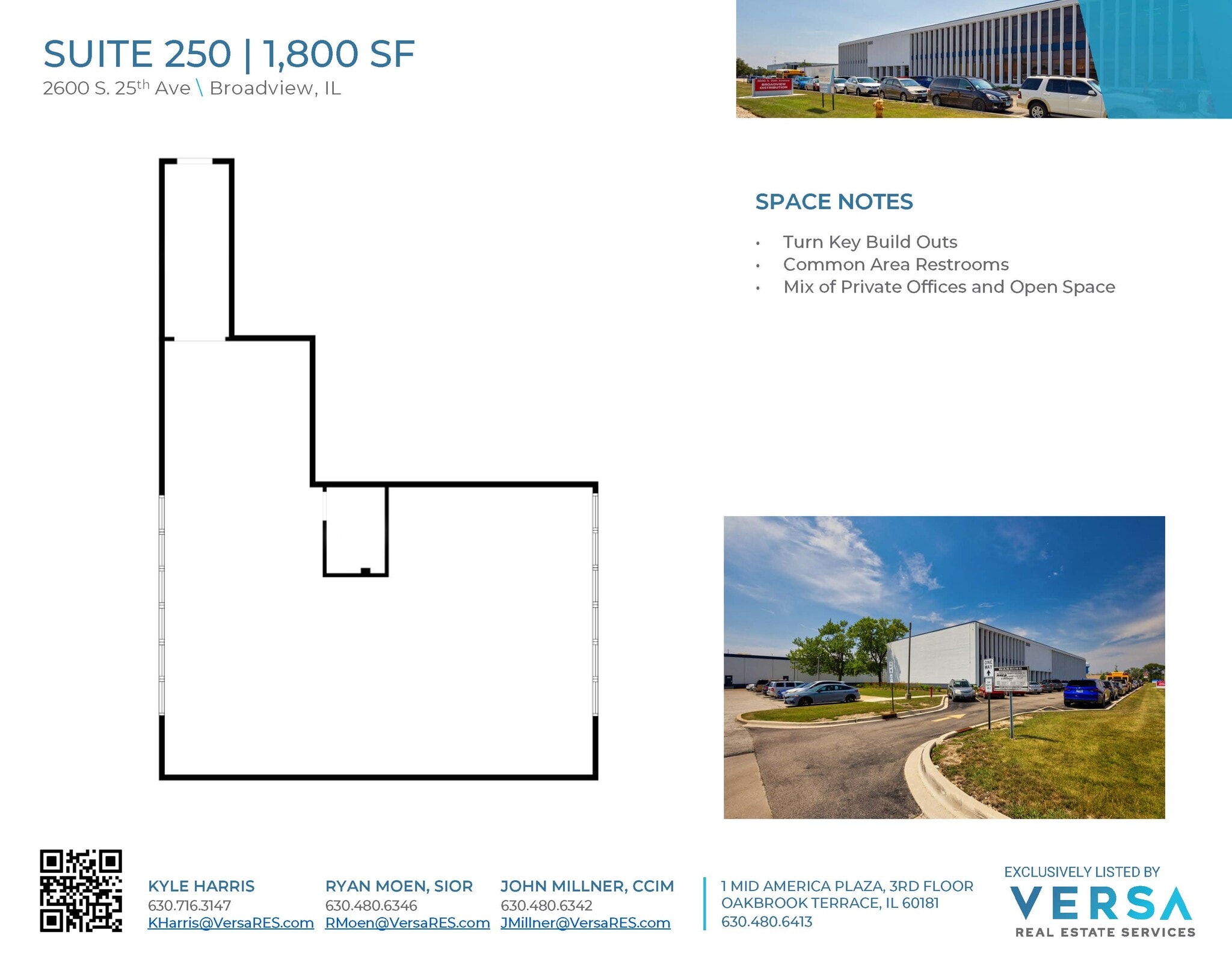 2600 S 25th Ave, Broadview, IL à louer Plan d’étage– Image 1 sur 1