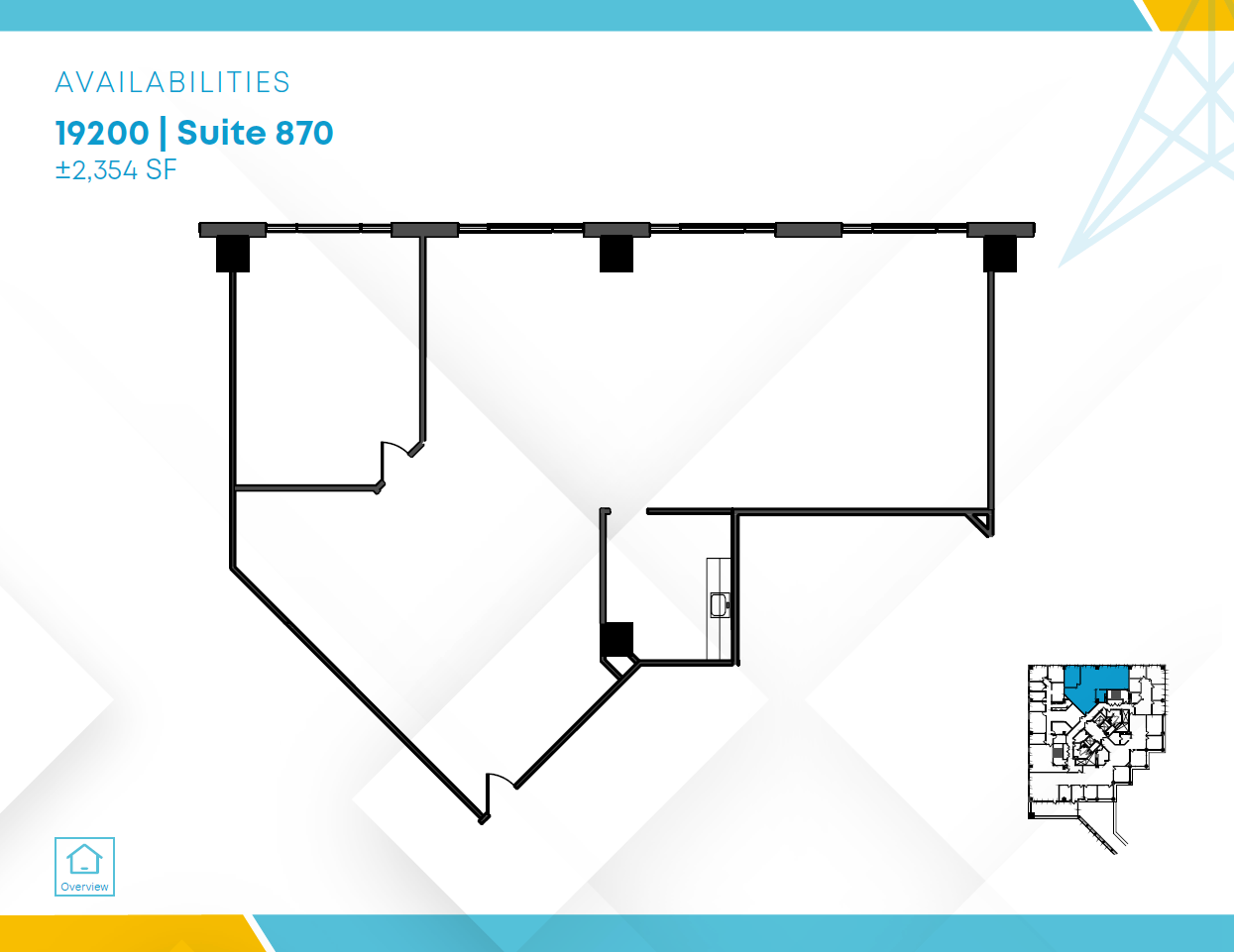 19100-19200 Von Karman Ave, Irvine, CA à louer Plan d’étage– Image 1 sur 1