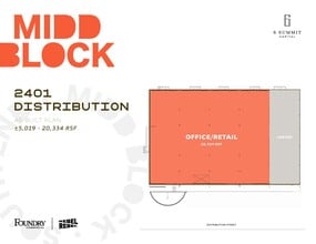 2400-2406 Dunavant St, Charlotte, NC à louer Plan d’étage– Image 1 sur 1