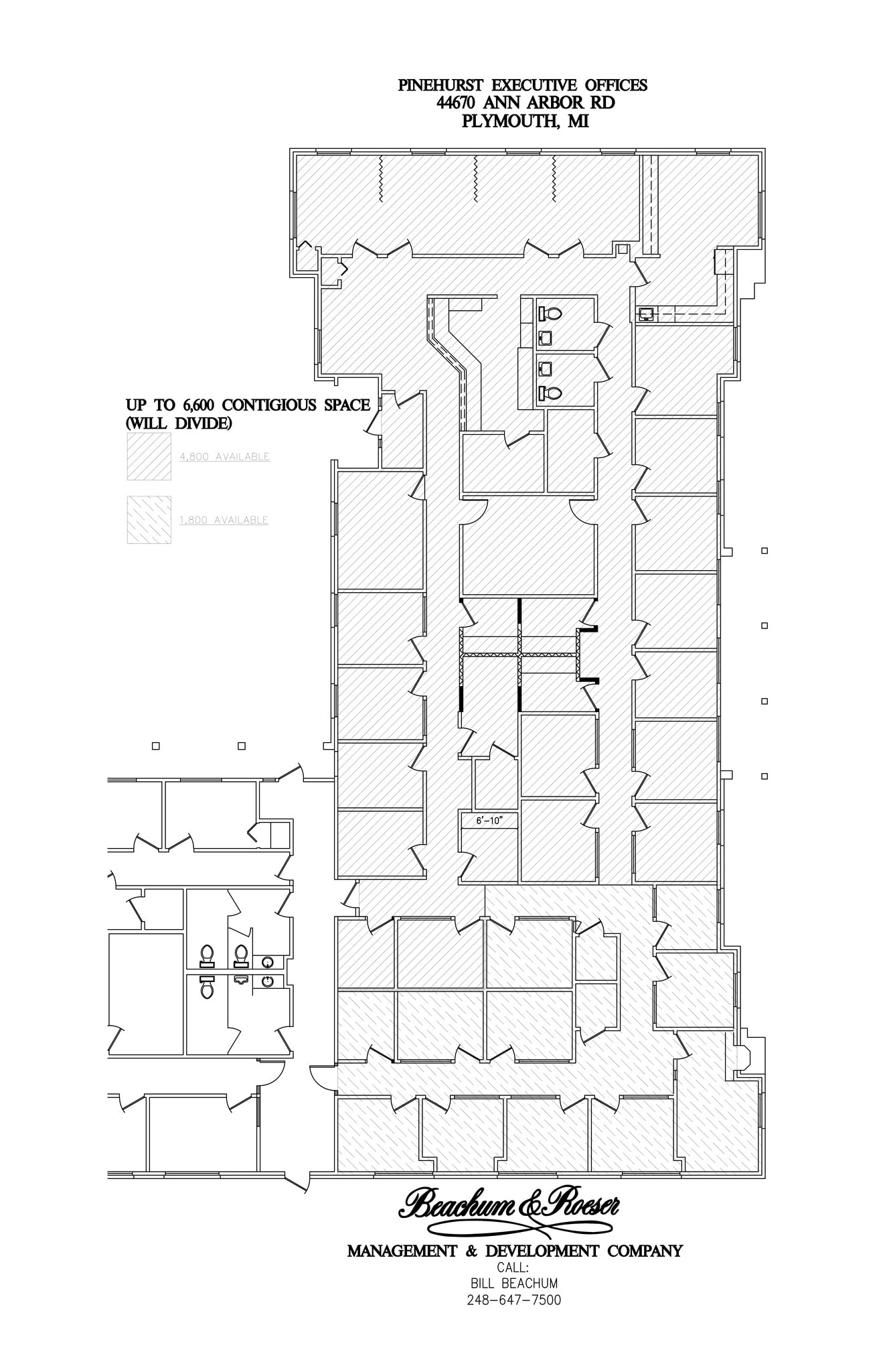 44644 Ann Arbor Rd W, Plymouth, MI à louer Plan de site– Image 1 sur 2
