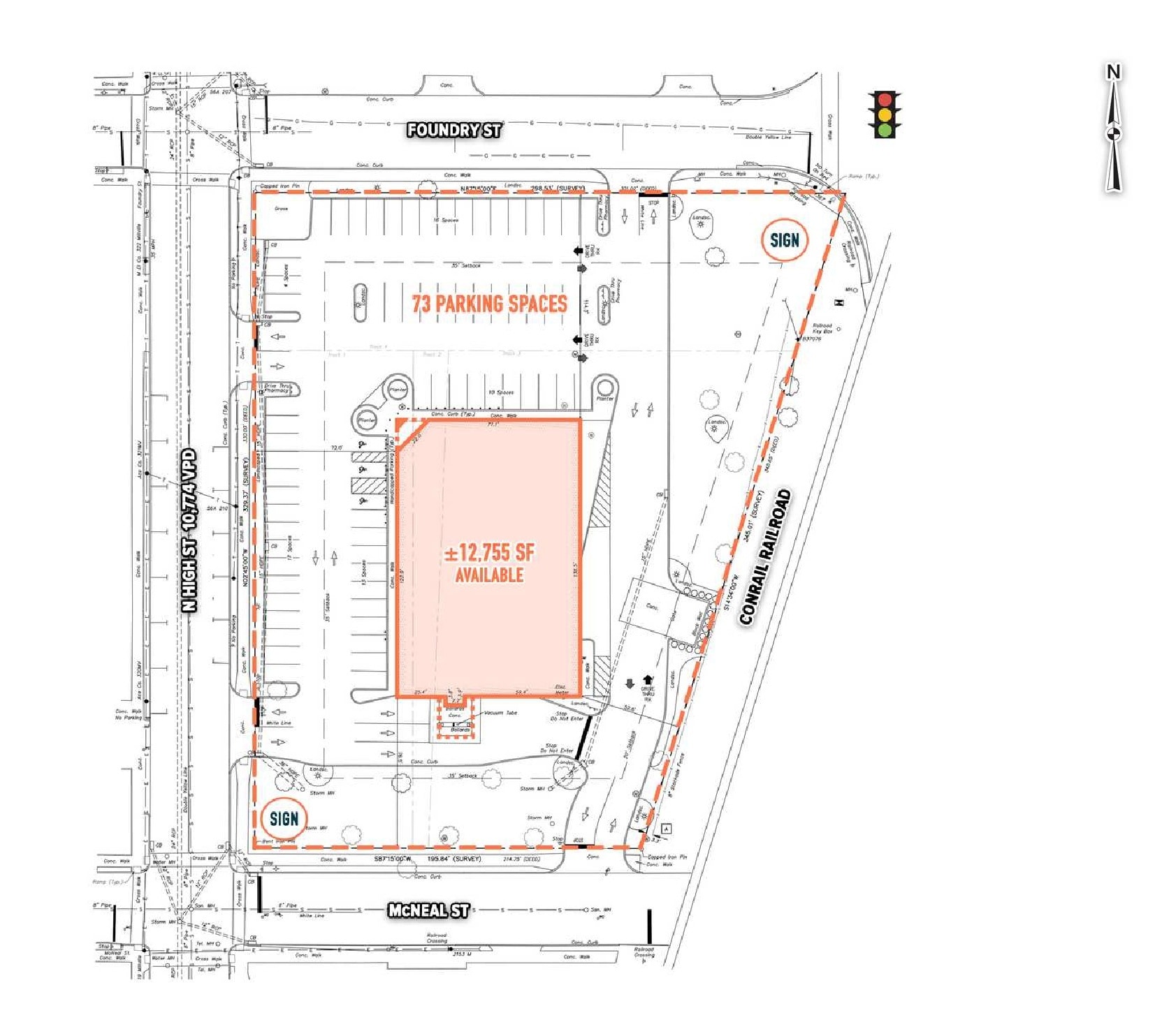 907 N High St, Millville, NJ à louer Plan de site– Image 1 sur 1