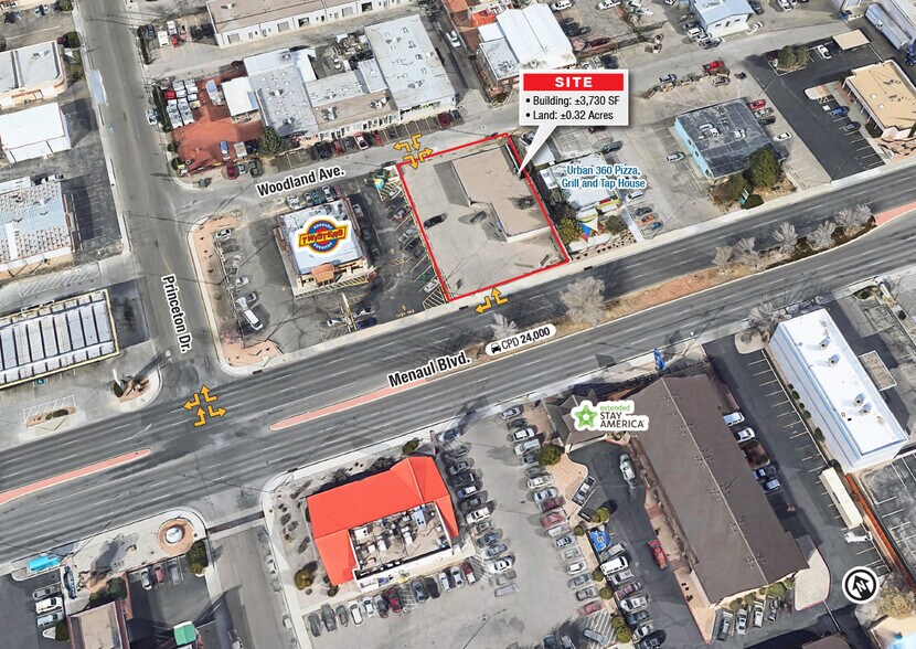 2117 Menaul Blvd, Albuquerque, NM à vendre - Photo de l’immeuble – Image 2 sur 7