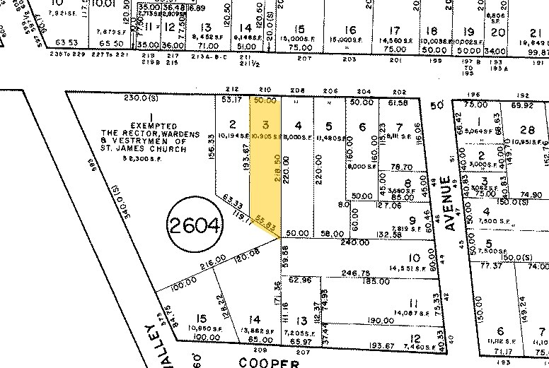 210 Bellevue Ave, Montclair, NJ à louer - Plan cadastral – Image 3 sur 6