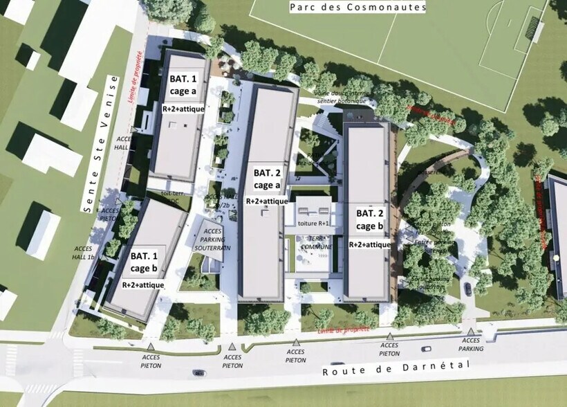 Local commercial dans Bois-Guillaume à louer - Photo de l’immeuble – Image 2 sur 3