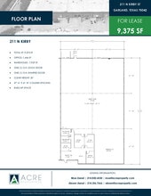 103-211 N Kirby St, Garland, TX à louer Plan d’étage– Image 1 sur 1