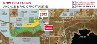 Plus de détails pour SWC Domenigoni Pky. & Winchester Rd, Winchester, CA - Local commercial à louer
