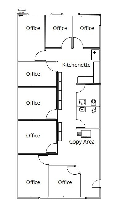 101-109 State Pl, Escondido, CA à louer Plan d’étage– Image 1 sur 1
