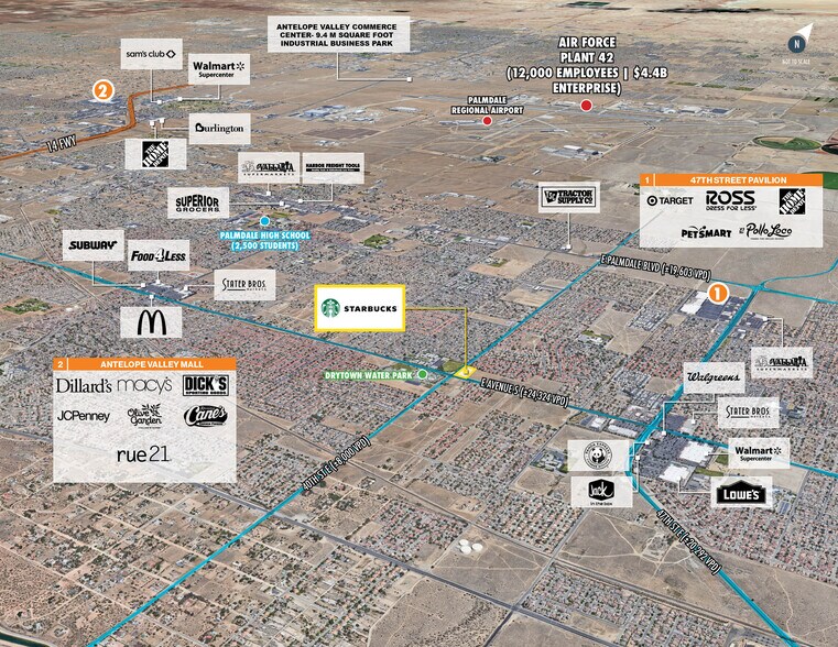 40th street & East Avenue Ave, Palmdale, CA à vendre - Photo de l’immeuble – Image 3 sur 5